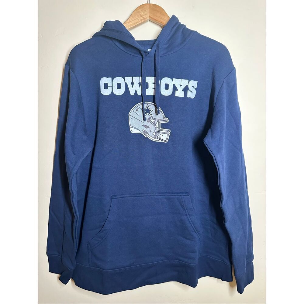 Fanatics Dallas Cowboys Navy Blue Women’s Pullover Hoodie Sweater Size XL